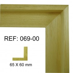 Moldura sin decorar 65x60 mm