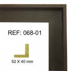 Walnut moulding 53x40 mm