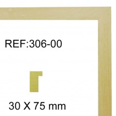 Natural moulding 30x75 mm