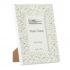 CMGdecor White and Silver...