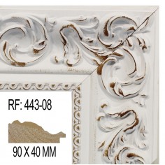 Wall mirror White with wood... 2