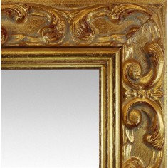 Wall mirror Gold with wood...