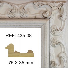 Wall mirror White with wood... 2