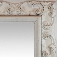 Wall mirror White with wood...