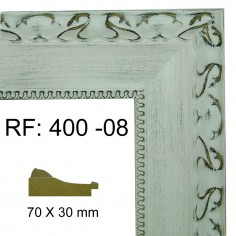 Wall mirror White with wood... 2