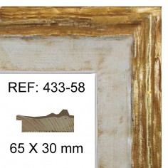 Wall mirror Gold and White... 2