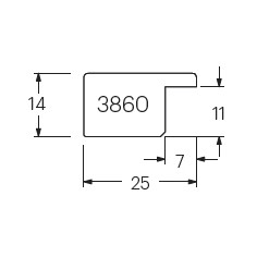 Pickled Blue wood moulding... 2