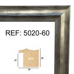 Silver wood moulding 30 x...