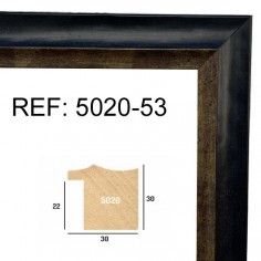 Gold and Black wood...