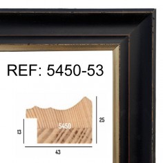 Black and Gold wood...