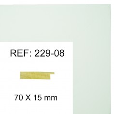 Wall mirror White with wood... 2