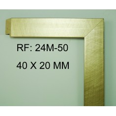 Moldura Oro de 40 x 20 mm