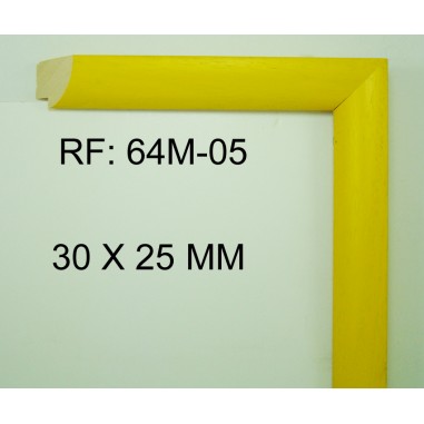 Moldura Amarilla 30x25 mm