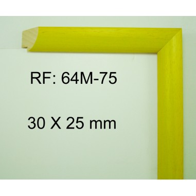 Moldura Amarillo Limon 30x25 mm