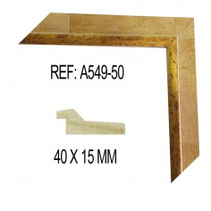 Moldura Oro 40x15 mm
