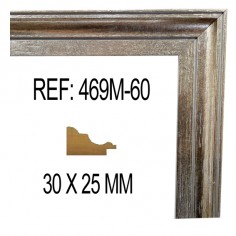 Moldura Plata 30x25 mm