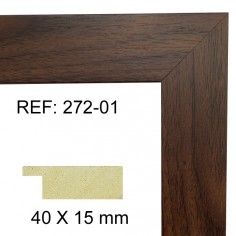 Moldura Nogal 42 x 15 mm
