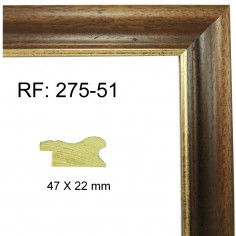 Walnut moulding 47 x 32 mm