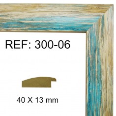 Blue and Gray moulding 40 x...