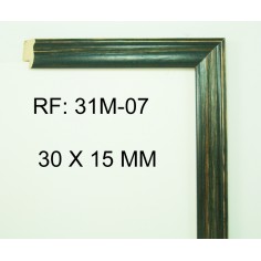 Green moulding  30x15 mm