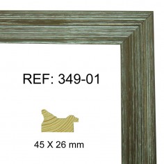 Moldura Nogal 45 x 26 mm