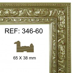 Moldura Plata de 65 x 38 mm