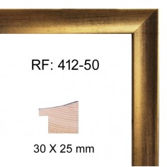 Moldura Oro 30 x 25 mm