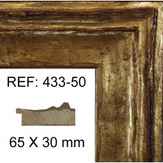Gold moulding 65 x 30 mm