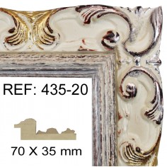 Gold and Silver moulding 75...