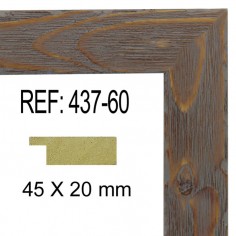 Moldura Gris 45 x 20 mm