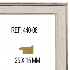 Moldura Blanco 30 x 15 mm