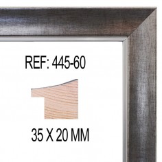 Moldura Plata 35 x 20 mm
