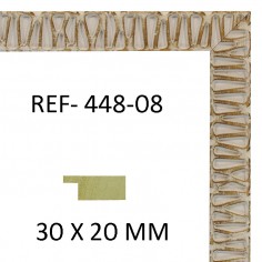 White moulding 30 x 20 mm