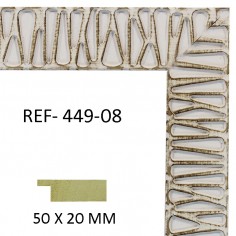 White moulding 50 x 20 mm