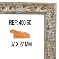 Silver moulding 37 x 27 mm