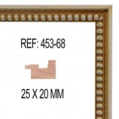 White and Silver moulding...