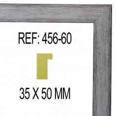 Silver moulding 35 x 50 mm