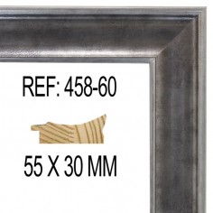 Moldura Plata 55 x 30 mm