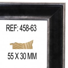 Silver and Black moulding...