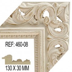White moulding 130 x 30 mm