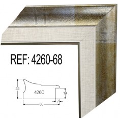 Silver and White wood...