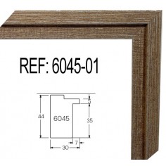 Moldura Nogal de 30 x 45 mm