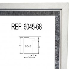 White and Silver wood...