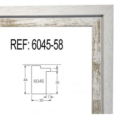 White and Gold wood...