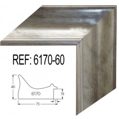 Silver wood moulding  75 x...