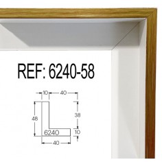 Gold and White wood...