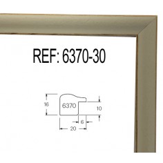 Beig wood moulding  20 x 15 mm