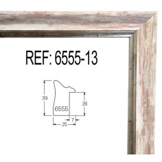 Pink wood moulding  25 x 40 mm