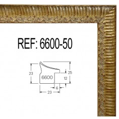 Gold wood moulding  25 x 25 mm