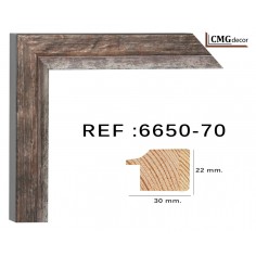 Silver Old wood moulding...